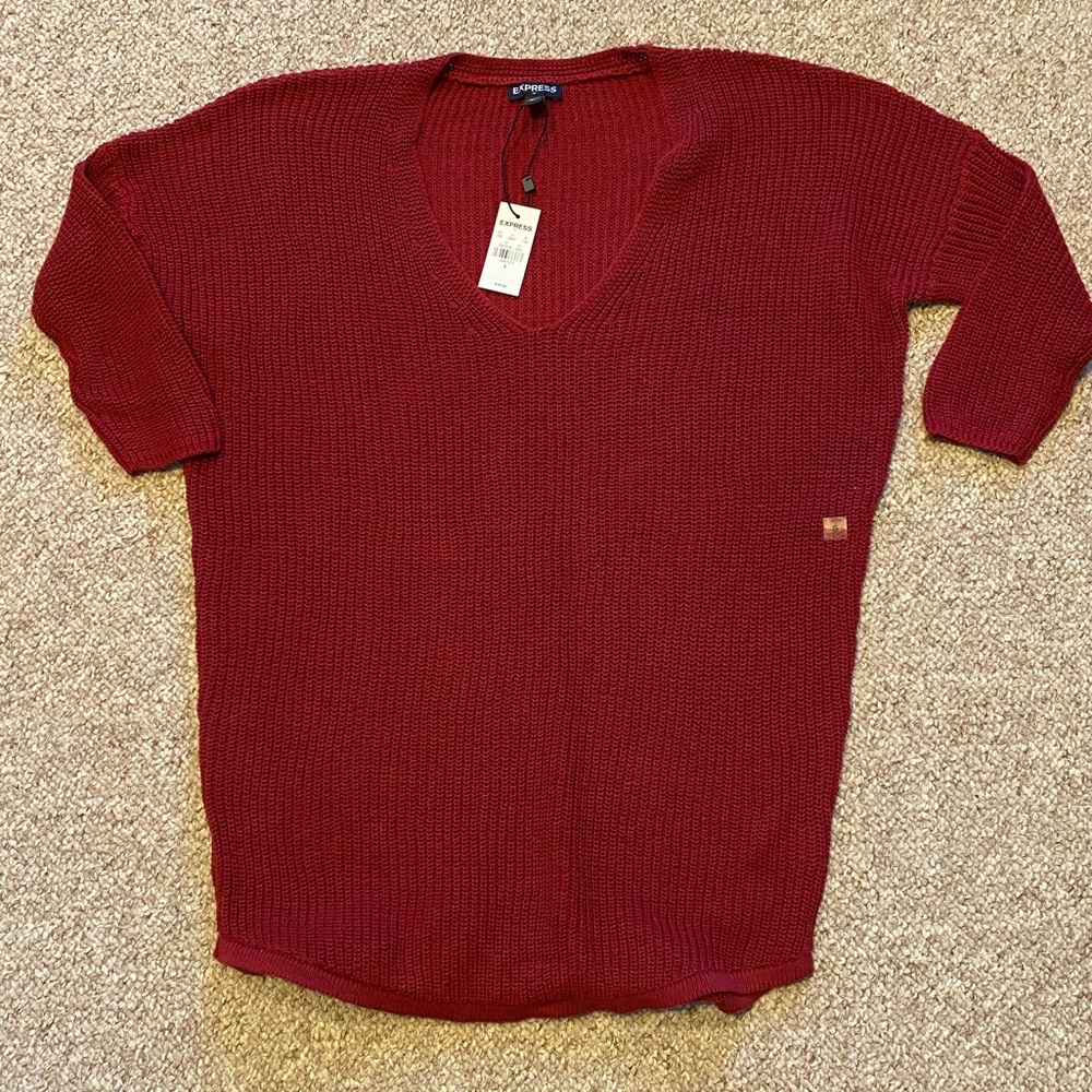 Express 3/4 length sweater